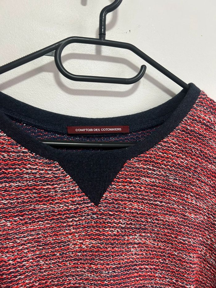 Mignon t-shirt à petites rayures • épais • Comptoir des Cotonniers • Taille M/38 - photo numéro 2