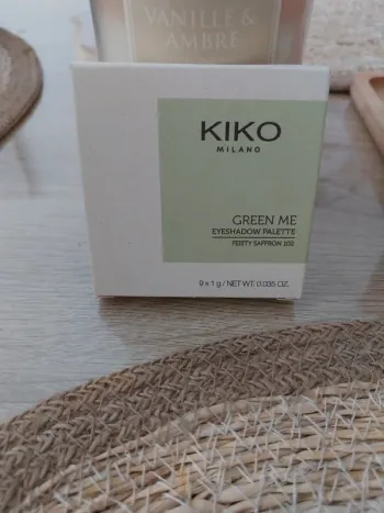 Palette à paupières kiko Green Me