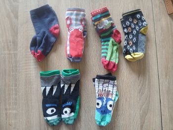 Six paires de chaussettes