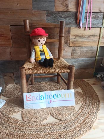 Peluche Playmobil tbe constructeur de route