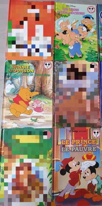 Lot de 3 livres disney