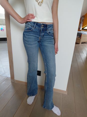Jean en jean style année 80 