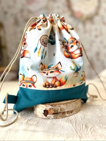 Sac à dos pochon renard indien