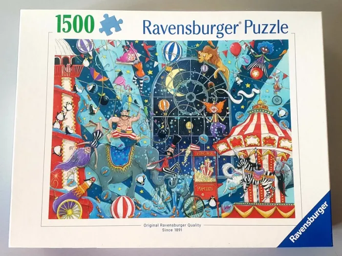 Puzzle 1500 pièces "LE CIRQUE" complet