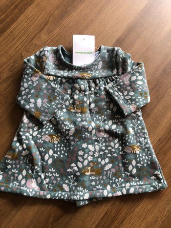 Robe vert d’eau - vertbaudet - 3 mois