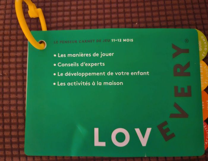 Kit de jeux Montessori 11 12 mois + livret