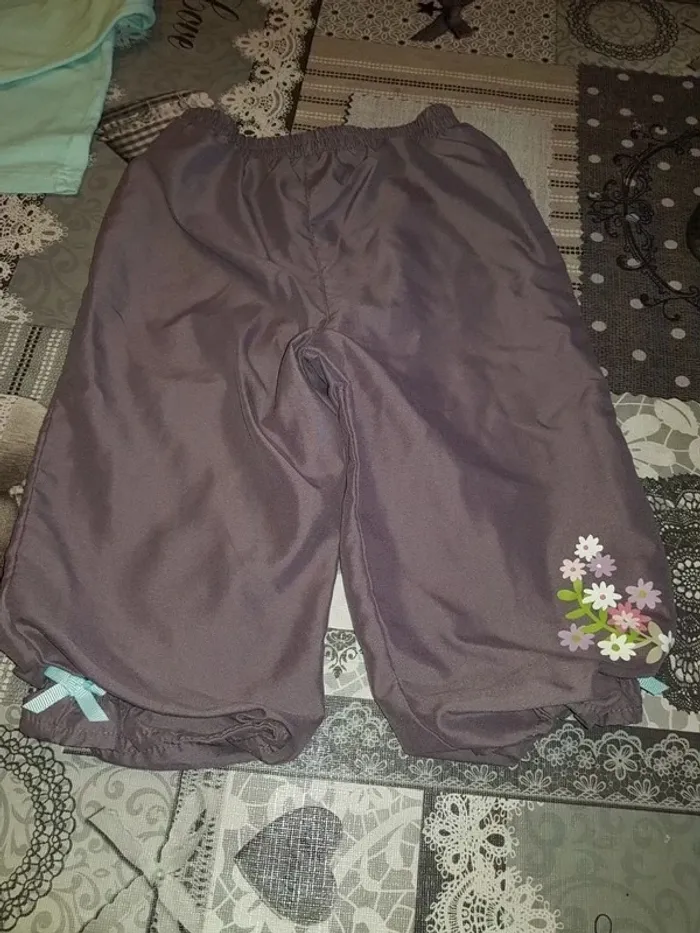 Ensemble 3 pièces  T-shirt, tunique et pantalon 18 mois - photo numéro 5