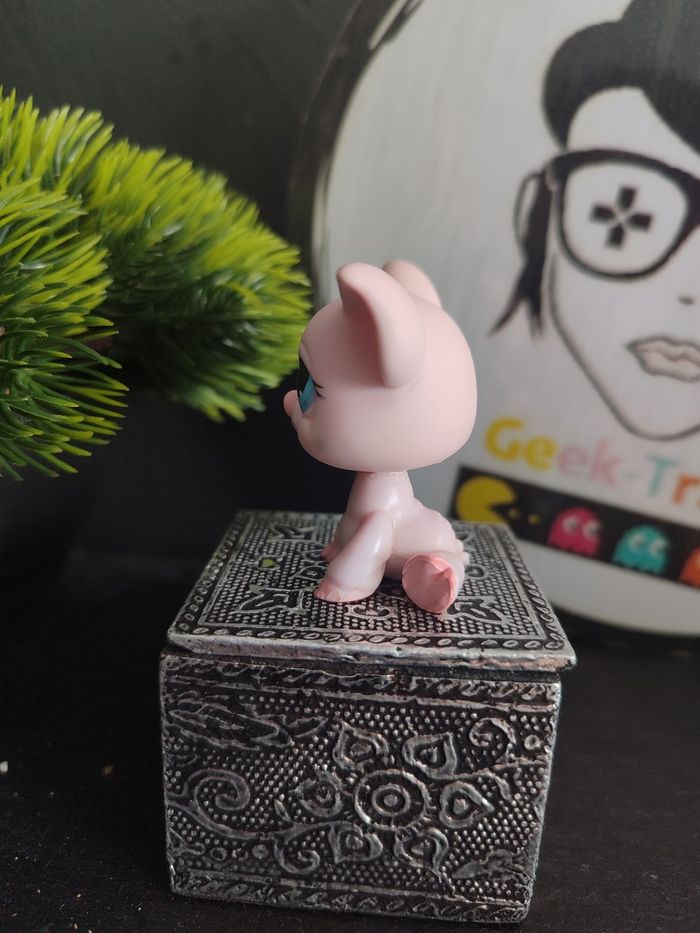 lps00783 My Littlest Petshop Pet Shop LPS Hasbro Cochon Pig 87 305 Monopoly V1 - photo numéro 4