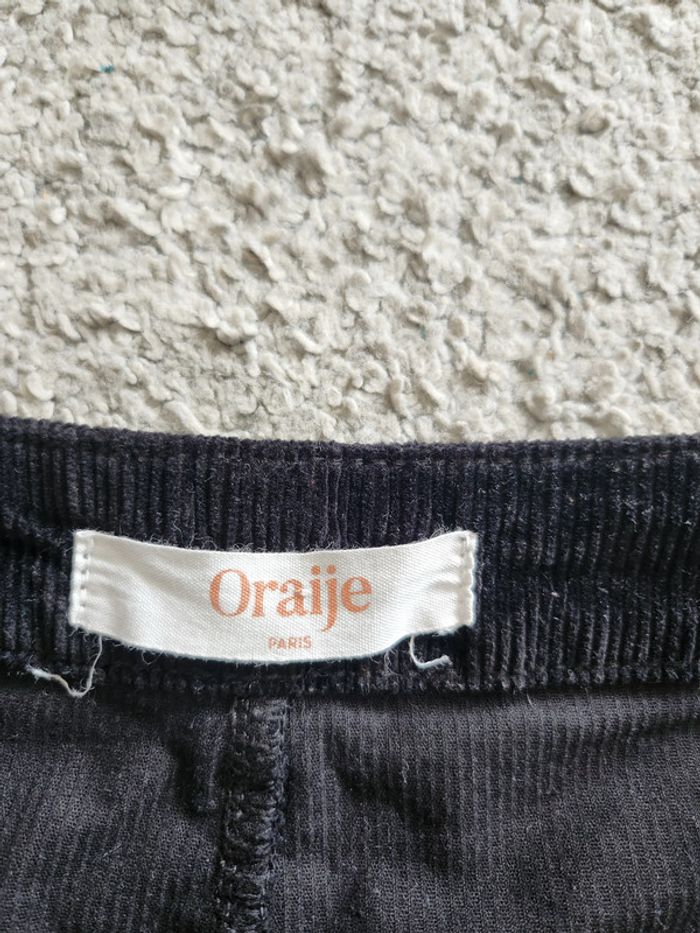Pantalon large en velours oraije taille 36 - photo numéro 5