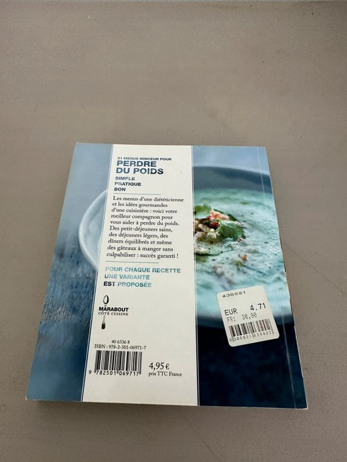 21 menus minceur pour perdre du poids des éditions Marabout - photo numéro 3