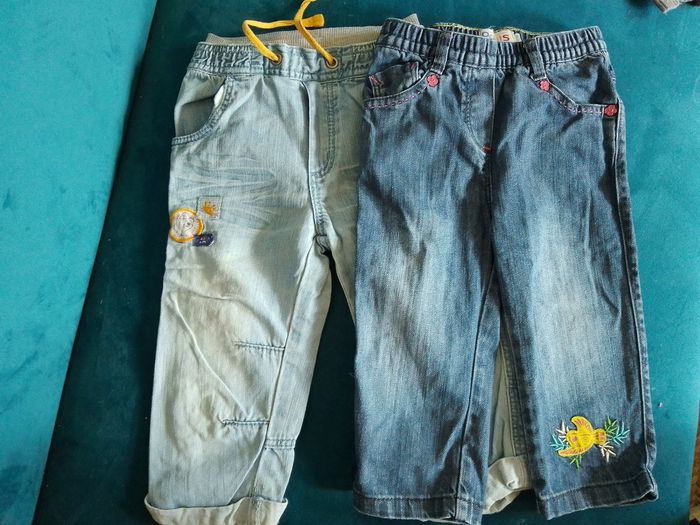 Lot 2 jean 18 mois