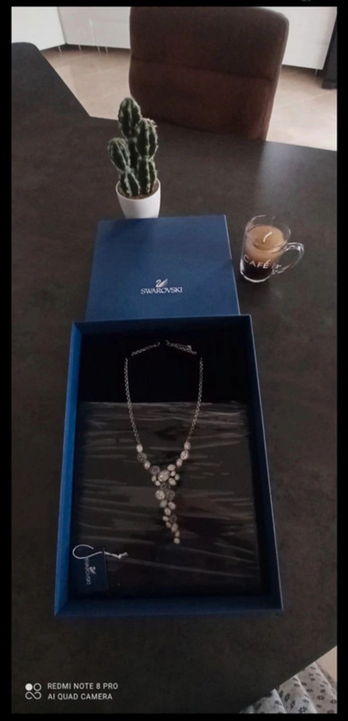 Collier Swarovski rivière de cristaux - photo numéro 3