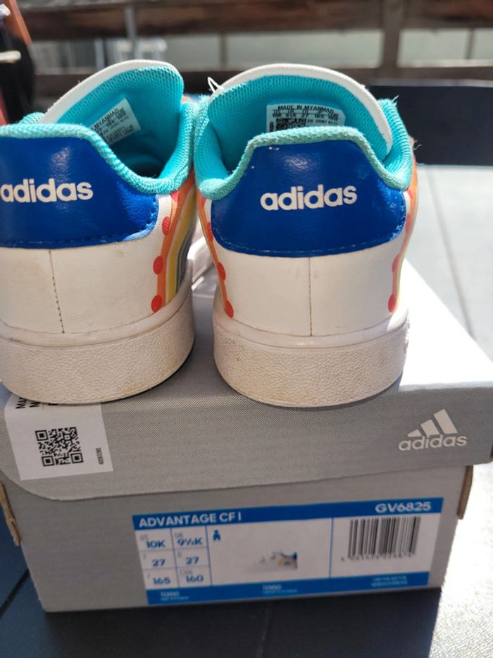Adidas advantage arc en ciel taille 27 - photo numéro 7