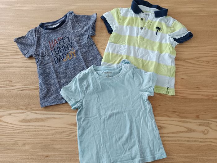 Lot de 3 t-shirts 3 ans/92-98cm Orchestra et TAO