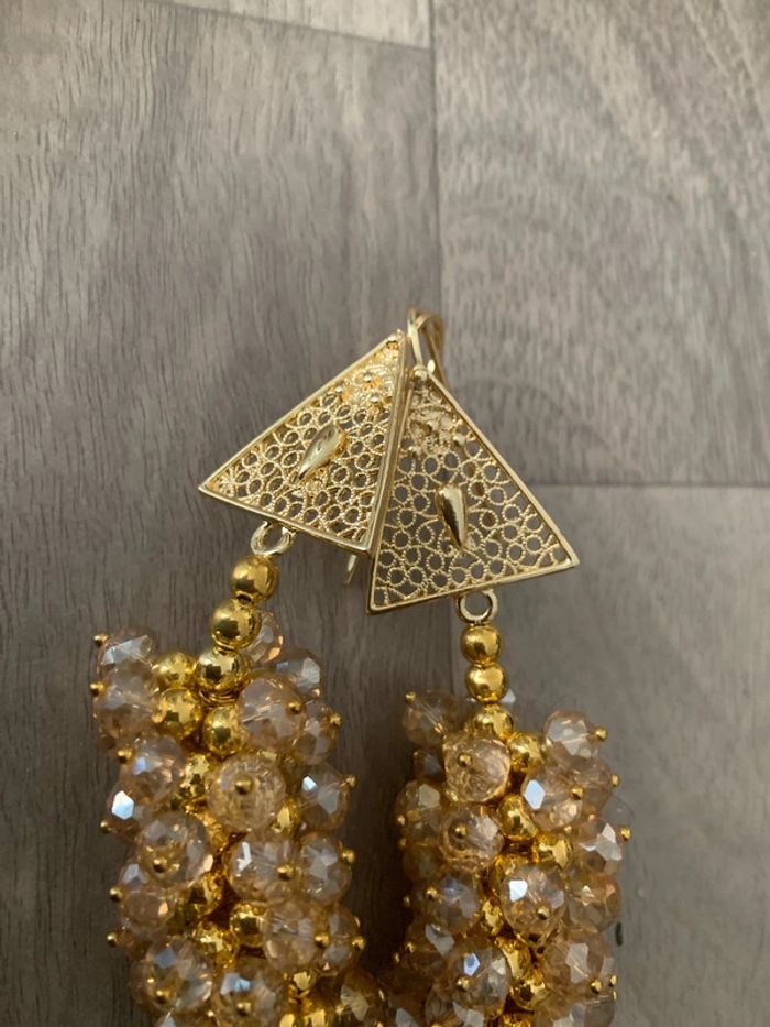 Collier traditionnelle algérien SKHAB doré - photo numéro 5