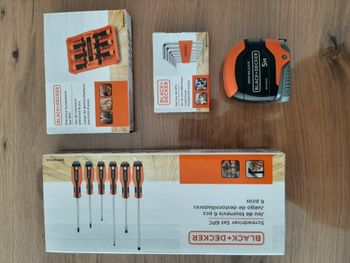 Lot outils à main (21 pcs) BLACK DECKER - Neuf