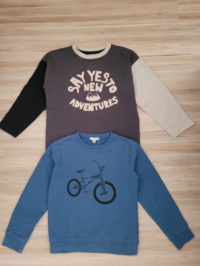 Lot de deux sweat garçon 8 ans