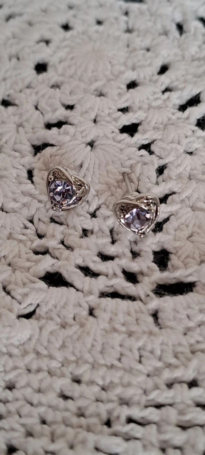 Clous d'oreilles cœur - photo numéro 2