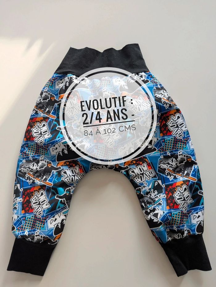 Sarouel évolutif imperméable et chaud - Taille:2/4 ans - 84 à 102 cm - TBE