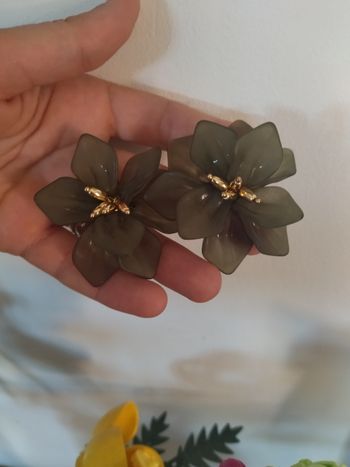 Boucles d'oreilles fleurs