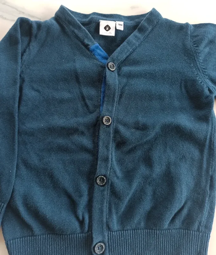 Gilet Grain de blé 18 mois - photo numéro 3