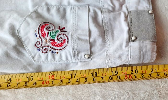 Pantacourt blanc 6 ans - photo numéro 10