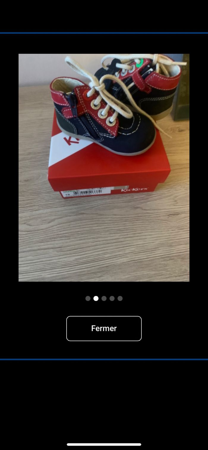 Chaussures bébé kickers - photo numéro 2