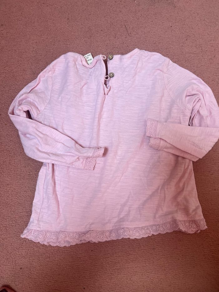 2 t-shirt  rose fille 2/3 ans - photo numéro 5
