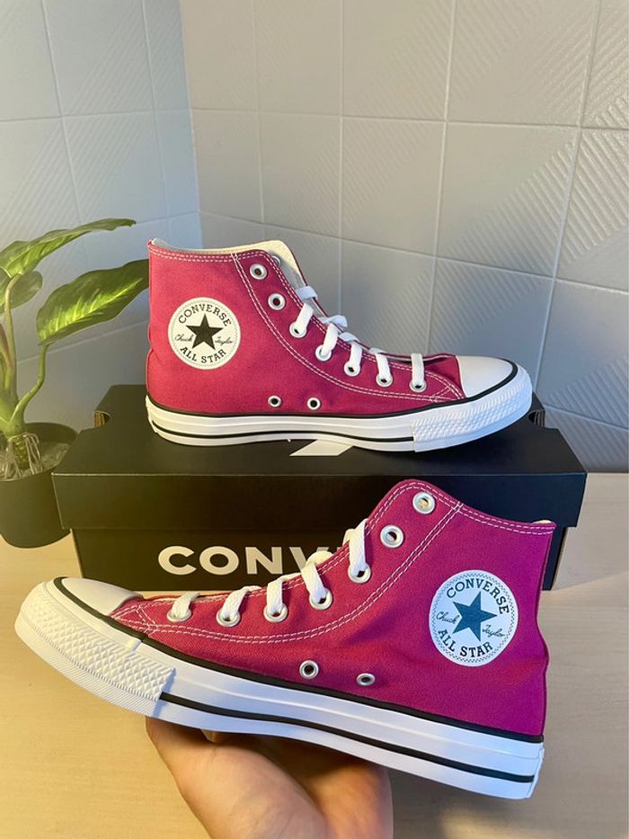 Converse Chuck Taylor all star purple / Bordeaux - photo numéro 2