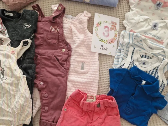 Lot vêtements bébé 3 mois - photo numéro 3