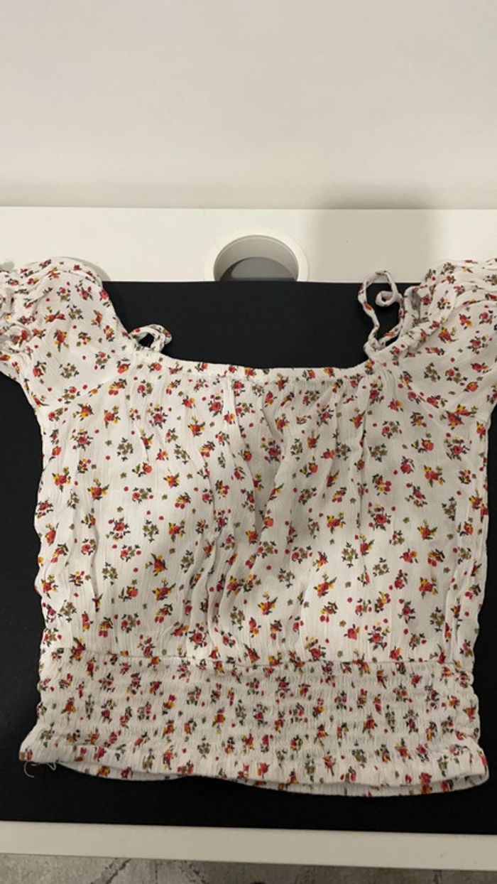 Crop top a feurs - photo numéro 3