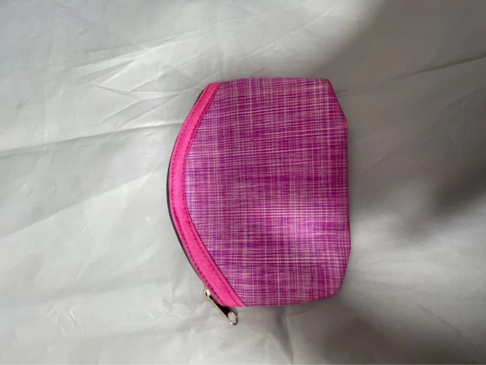 Petit porte-monnaie violet et rose - photo numéro 2