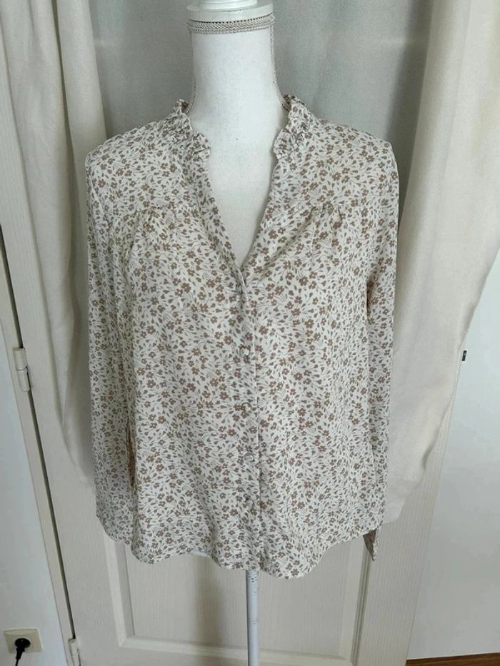 Blouse à fleurs