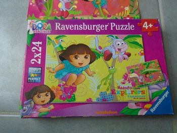 lot de 2 puzzles "Dora l'exploratrice" (24 pièces)