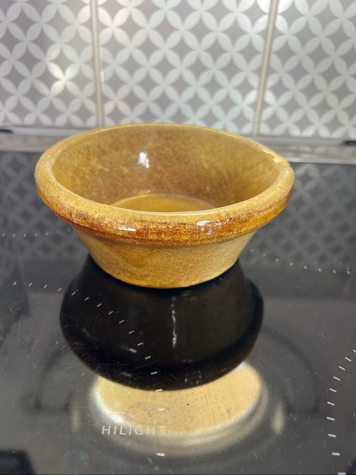 🥣 Petit Bol / Ramequin en Terre Cuite Émaillée - Style Rustique Ocre - photo numéro 6