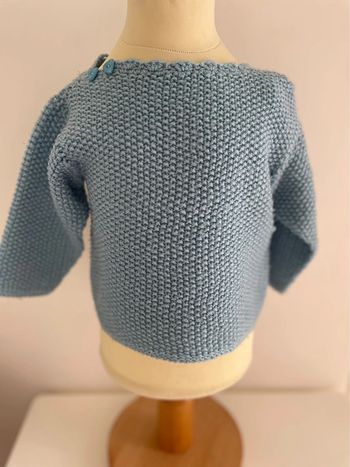 Pull bleu bébé fille