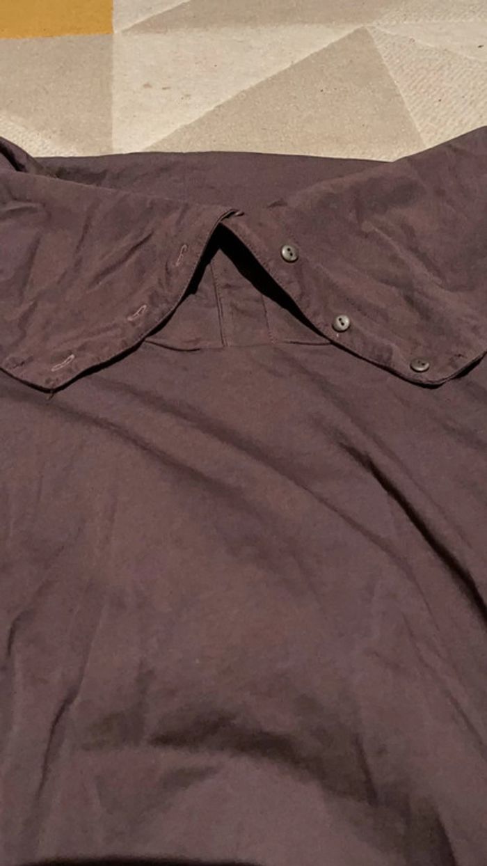 Tee shirt EDC marron avec col original - photo numéro 6