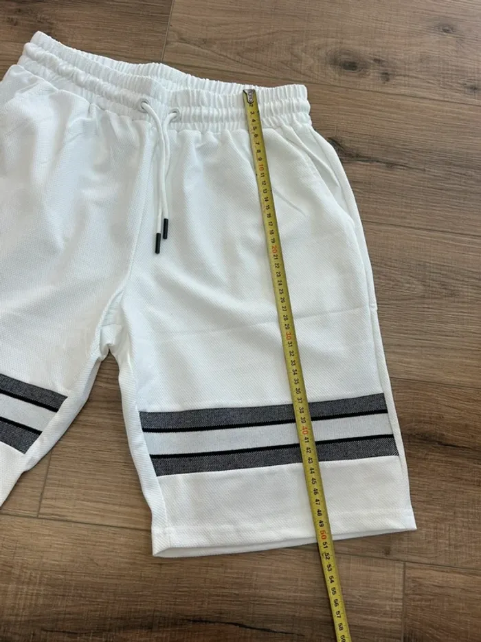 Short homme blanc taille M short sport homme - photo numéro 5