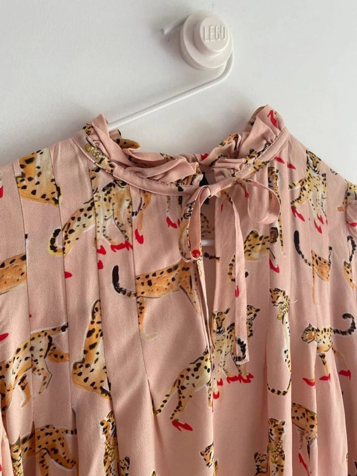 Robe léopard rose Pinko 36 - photo numéro 5