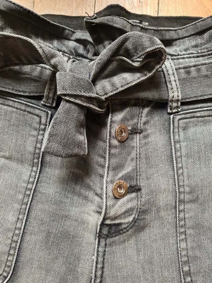 Short en jean gris Daysie taille 34 XS - photo numéro 5