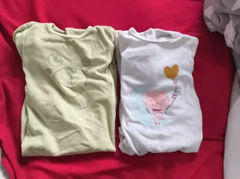 Lot de 2 pyjamas 1 pièce