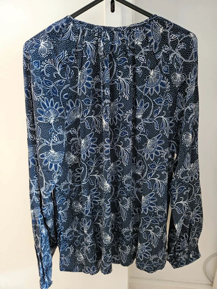 Chemise bleu foncé chiné Cyrillus T40 - photo numéro 2
