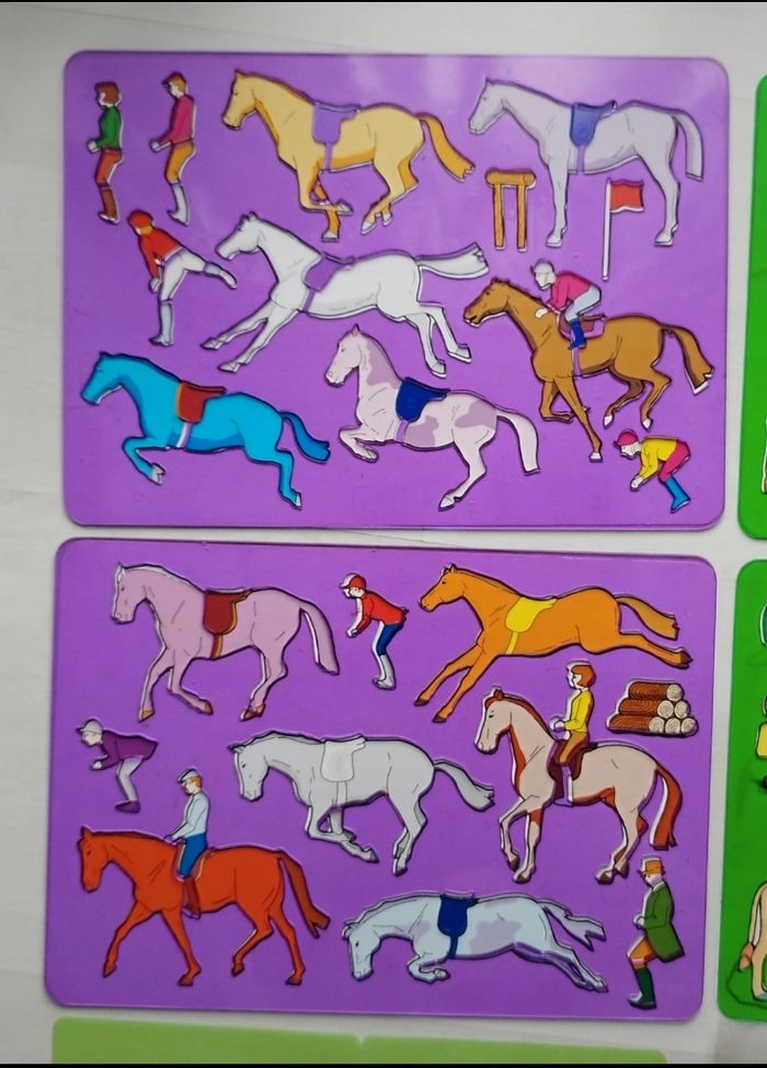 Lot de 5 pochoirs avec modèle papier - photo numéro 2