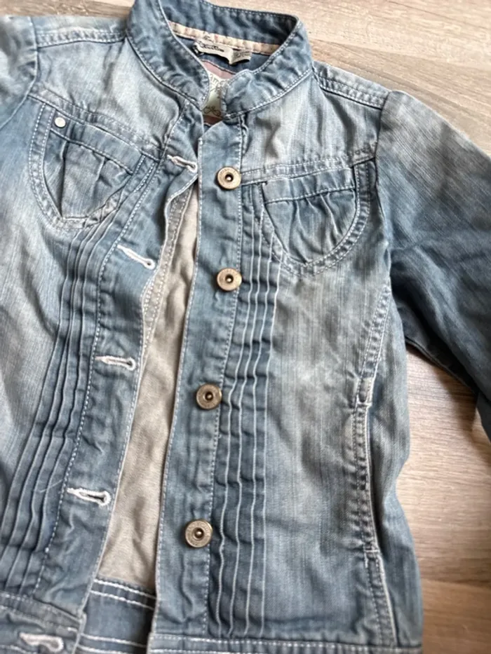Veste en jean fille tape à l œil 6 ans - photo numéro 2