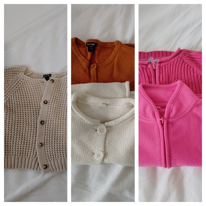 Lot de 5 gilets 18 mois