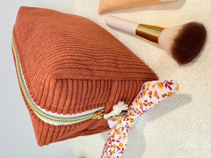 Trousse de toilette Terracotta fleurie - photo numéro 7