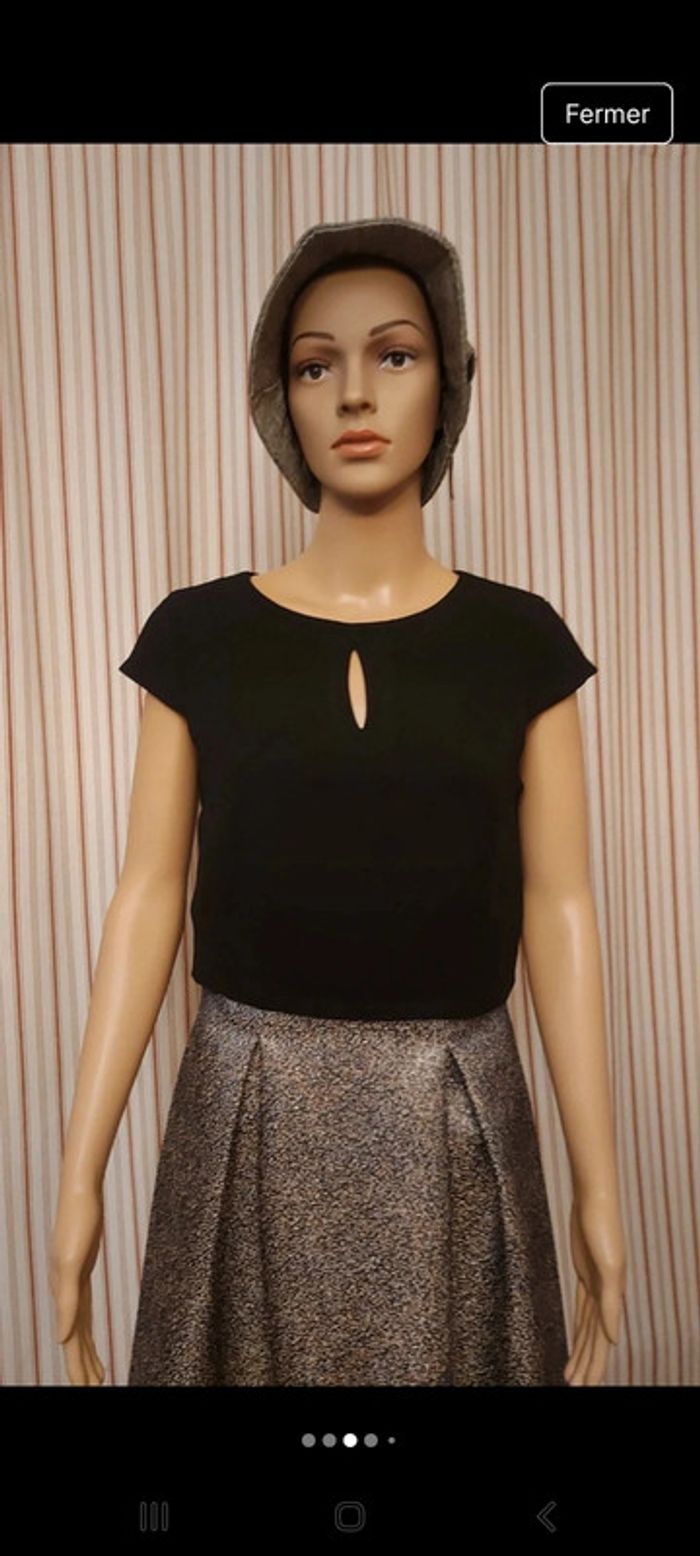 Robe chic noir argenté  Esprit fr 38 - photo numéro 2