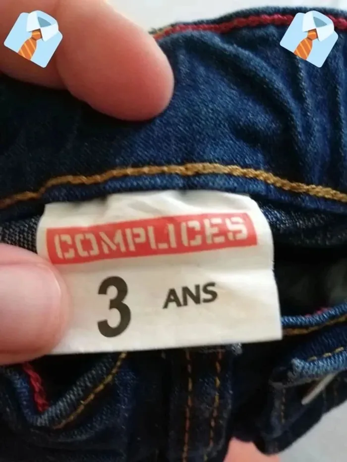Pantalon Jean - Marque Complices - Taille 3 Ans - photo numéro 3
