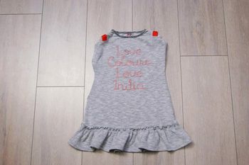 Robe gris . 4 ans fille. Marque Orchestra