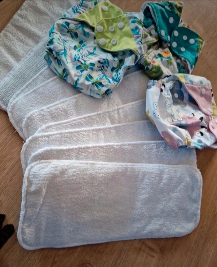 Lot de 3 couches lavables et neuf changes - photo numéro 5